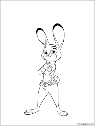 To print this zootopia coloring pages jerry click on the printer picture. Judy Hopps From Zootopia Coloring Page Zootopia Coloring Pages Disney Coloring Pages Disney Character Drawings