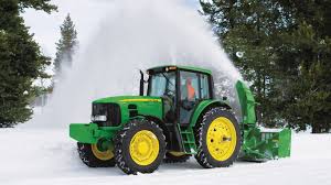 Image result for using a gator to shovel snow