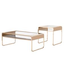 Choose from contactless same day delivery, drive up and more. Milrix Coffee And Table Set With Tempered Glass Top Gold Mibasics Target
