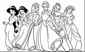 Summer vacation printable coloring pages for kids | #18. Coloring Pages Princess Pdf Disney Princesses For Kids Printable Cute All Elsa Barbie Baby Of Christmas Free Black Oguchionyewu