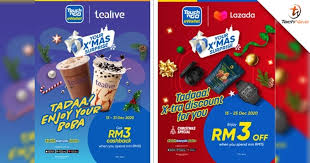 Tealive for only rm2.50 (n.p. Touch N Go Ewallet Users Can Now Claim Free Lazada Vouchers And Cashback From Tealive Technave