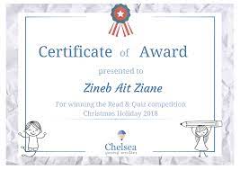Rate 5 stars rate 4 stars rate 3 stars rate 2 stars rate 1 star. Chelseayoungwriters On Twitter Thx To All Who Sent Their Readandquiz Entries Over The Holidays Congratulations To Zineb Ait Ziane Year 7 On Winning The Xmas Holiday 2018 Read Quiz Competition Based