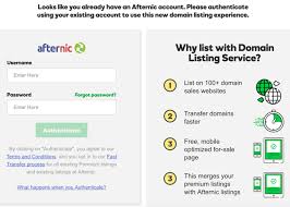 Authenticate My Domain Listing Service Account With Afternic Godaddy Help Us