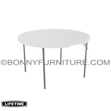 Call if you find fold in half tables cheaper. Lifetime 48 Inch Round Fold In Half Table White Bonny Furniture