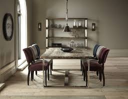 The Condo Collection From Halo Features Pieces Made Using Sassafras Wood Reclaimed From Chinese Junks Sh Distressed Wood Dining Table Dining Chairs Furniture