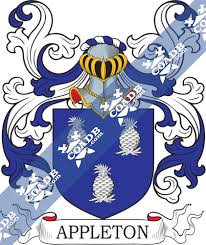 Appleton Family Crest, Coat of Arms and Name History