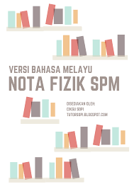 Jom kita lihat secara keseluruhan, apa yang kita belajar dalam bab ni.ingin dapatkan nota bewarna, satu page untuk satu bab spm yang awesome ni. Cg Sopi Nota Fizik Spm Versi Bm Kbsm