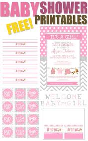 Our baby shower printables are free, and there are a variety of designs and fonts to choose from. Baby Girl Shower Free Printables How To Nest For Less
