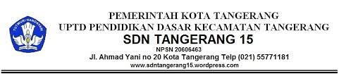Oleh sebab itu banyak sekolah. Kop Surat Sdn Tangerang 15