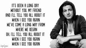 5 / 5 192 мнений. Chords For See You Again Wiz Khalifa Ft Charlie Puth Lyrics