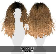 Phoenix Sims Malaysia Hair 60 Swatches All Lod S Hq Mod Sims Hair Sims 4 Curly Hair Sims