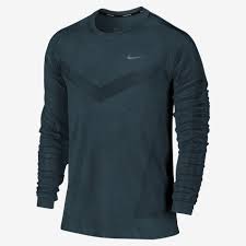 Camiseta Dry Fit Nike Manga Longa The Nike Dri Fit Knit Long Sleeve Men S Running Shirt Laufshirt Kleidung Shirts