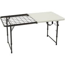 Ozark Trail 4 Fold In Half Grilling Camp Table Walmart Com Camping Cooking Table Camping Table Outdoor Picnic Tables