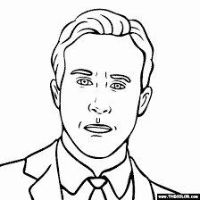 Ninja ryan coloring pages : Ryan Gosling Coloring Book Beautiful Free Line Coloring Pages Thecolor Ryan Gosling