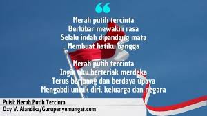 Puisi merupakan susunan kalimat indah dan memiliki banyak makna. Contoh Puisi Kemerdekaan Pendek Untuk Anak Sd 17 Agustus 2021 Dan Cara Mudah Membuatnya Guru Penyemangat