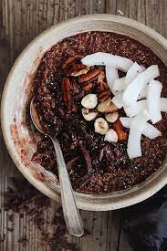 Decadent Chocolate Quinoa Breakfast Vegan And Gluten Free Recipe Breakfast Bowls Food Recipes