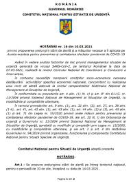 Întrucât un număr tot mai mare de țări continuă să mențină starea de alertă sau chiar carantina pentru a opri. Starea De AlertÄƒ Se PrelungeÈ™te Pentru IncÄƒ 30 De Zile Din 14 Martie Foto Document Observatorul Prahovean