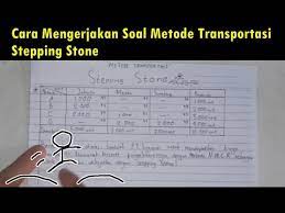 We did not find results for: Cara Mengerjakan Soal Metode Transportasi Stepping Stone Lengkap Jelas Youtube