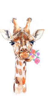 Leaving Facebook Giraffe Art Giraffe Painting Animal Wallpaper