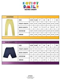 Dotdotsmile Size Charts Leggings And Kick Shorts Cheap