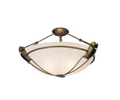 (1) — write a review. Must Have Grande 4844ac Art 24 Semi Flush Mount Ceiling Light In Antique Copper With Art Nouveau Natural Bowl Glass From Kalco Accuweather Shop