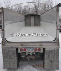 Hmw Natural Plastic Dump Truck Bed Liners Poly End Dump Truck Box Liners Dump Trailer Body Liners Economical Medium Duty Poly