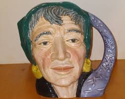 Royal Doulton D6497 Fortune Teller Toby Jug Mug 7 Inches Tall Made In  England Historical Collectible Figurine