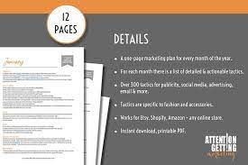 Marketing Strategy Plan Online Fashion Boutique Online Etsy Marketing Strategy Plan Etsy Shop Critique Marketing Plan