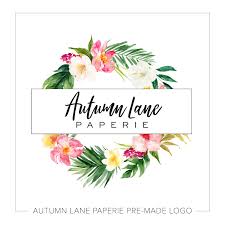 Logo Design Company Logo Website Logo Business Logo Floral Etsy Floral Branding Floral Logo Logo Design