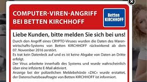 Betten kirchhoff kg besser liegen und schlafen. Kundendaten Geschadigt Betten Kirchhoff Osnabruck Wird Opfer Eines Hacker Angriffs