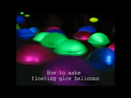 How To Make Floating Glow Balloons Youtube