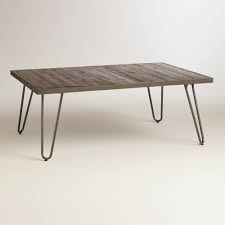 Rectangular Wood Hairpin Coffee Table Coffee Table Hairpin Coffee Table Outdoor Coffee Tables