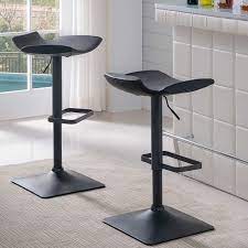 Maybe you would like to learn more about one of these? Leick Black Adjustable Height Swivel Bar Stools Set Of 2 74p77 Lamps Plus