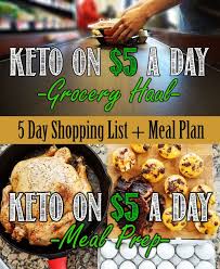 Keto On A Budget 5 A Day Keto Meal Plan Full Meal Recipes Keto Meal Plan Keto Meal Prep
