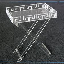 This versatile accent piece is great for serving, displaying, or serving food and drink items in your living room, dining room, or kitchen. China Acrylic Folding Tray Table Modern Elegant Kitchen And Bar Serving Table Photos Pictures Made In China Com