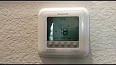 This will allow you to enter the key code to turn off your lock. How To Lock And Unlock Your Honeywell T6 Proseries Thermostat Youtube
