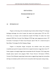 Kertas kerja projek pembangunan kemudahan sekolah. Pdf Kertas Kerja Pelaksaan Program Seminar Ict Hana Farhana Academia Edu