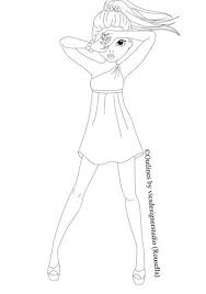 Topmodel Spring Outline By Vicsdesignerstudio On Deviantart Model Drawing Drawings Face Drawing