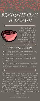 detox your with a bentonite clay hair mask clay hair mask bentonite clay hair hair mask