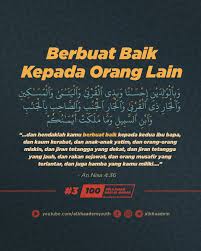 Khutbah berkenaan berbuat baik kepada ibu bapa. Al Khaadem à¸šà¸™à¸—à¸§ à¸•à¹€à¸•à¸­à¸£ 100pelajarandarialquran Berbuat Baik Kepada Orang Rasulullah ï·º Bersabda Kebaikan Itu Ialah Budi Pekerti Yang Baik Sedangkan Dosa Ialah Perbuatan Atau Tindakan Yang Menyesakkan Dada Dan Engkau Sendiri Benci Jika Perbuatanmu
