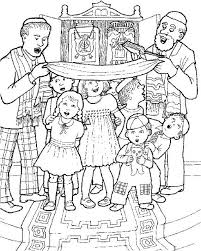 Each page has the name of the torah portion in hebrew and english as well as a verse. Jewish Coloring Pages For Kids Simchat Torah Kid Coloring Page Coloring Pages Coloring Pages For Kids