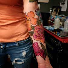The hawaiian flower tattoo sleeves is definitely not for everyone, it is more extreme and has a more rebellious look. Top 49 Best Flower Tattoo Sleeve Ideas 2021 Inspiration Guide