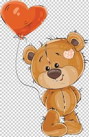 Oso De Peluche Globo Stock Photography Oso Con Un Globo De Amor Oso Sosteniendo Corazon En Forma De Ilustracion De G Baby Artwork Baby Painting Koala Drawing