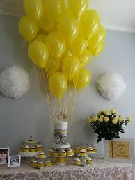 Pin By Digna Cabrera On Aly S Chevron Yellow Gray Baby Shower Baby Shower Yellow Baby Shower Decorations Sunshine Baby Showers