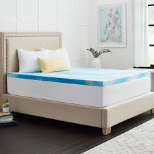 Argos home memory foam mattress topper. Sealy 2 Gel Memory Foam Mattress Topper With Cover Blue F02 00147 Qn0 Best Buy