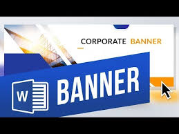 How To Make A Banner In Word Youtube