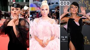 The band livened up the lower east side in new york for. Lady Gaga S A Star Is Born Red Carpet Outfits The Hollywood Reporter