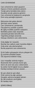 Cani Cehenneme Sukru Erbas Siir Ozlu Sozler Kitap