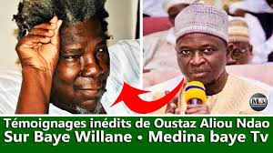 Témoignages inédits de Oustaz Aliou Ndao Sur Baye Willane • Medina baye Tv 