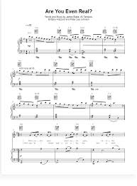 Are You Even Real James Blake Piano Sheet Hot Piano Sheet James Blake Piano Sheet Piano